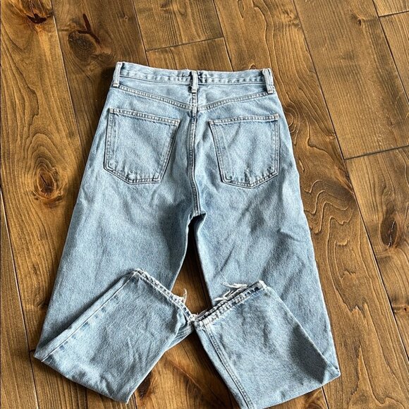 Agolde Light Blue Distressed Women’s Jeans - Picture 3 of 4